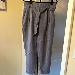 Stylish Gray High-Waisted Pants - never worn
